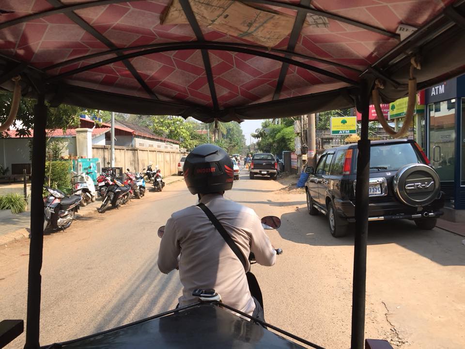 私ミシェリーの撮影したカンボジアシェムリアップの街並み