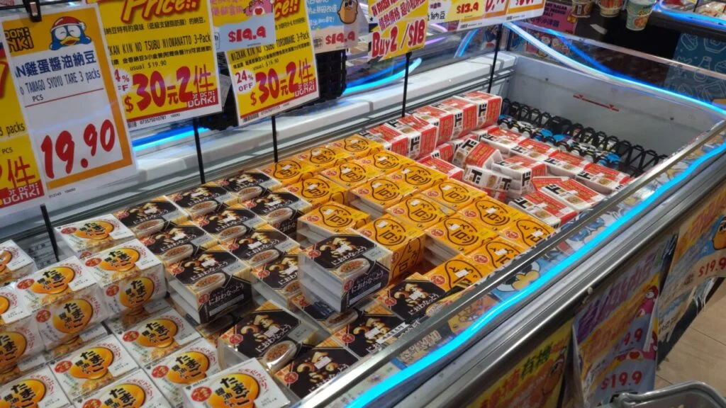 DonkiHKは納豆のバリエーションが豊富