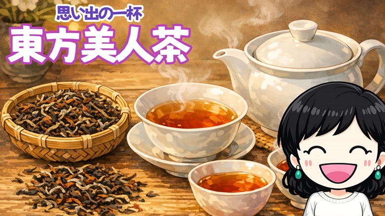 出典私ミシェリー@HKGlossy.comによる撮影. ロロちゃんの思い出の一杯、東方美人茶