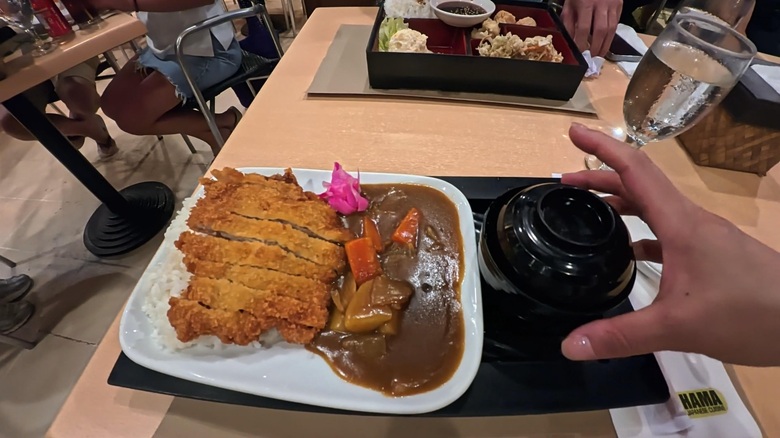 出典私ミシェリー@HKGlossy.comによる撮影. フィリピンボラカイ島浜HAMAのカツカレー