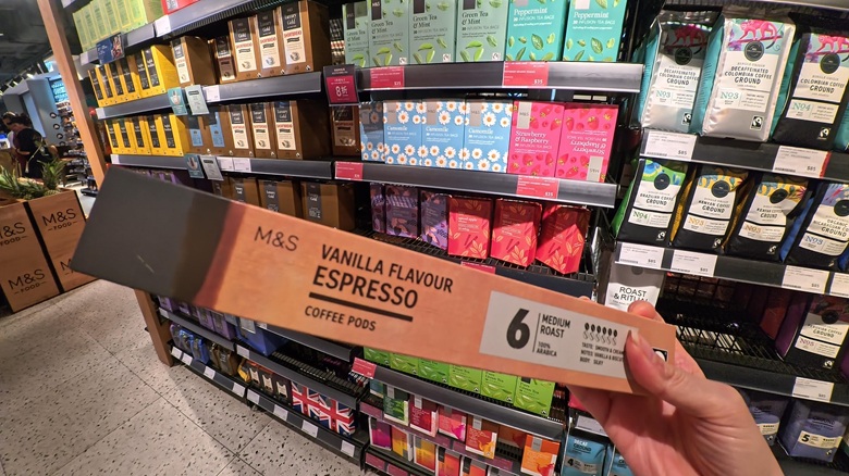 出典私ミシェリー@HKGlossy.comによる撮影. Marks & Spencer (M&S) マークスアンドスペンサーで買ったカプセルコーヒー